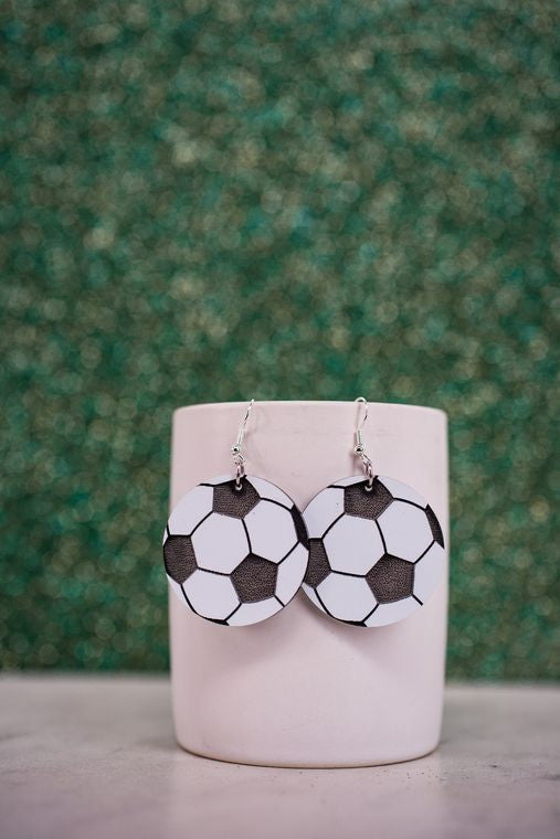 Sports Acrylic Dangle Earrings {Multiple Styles Available}