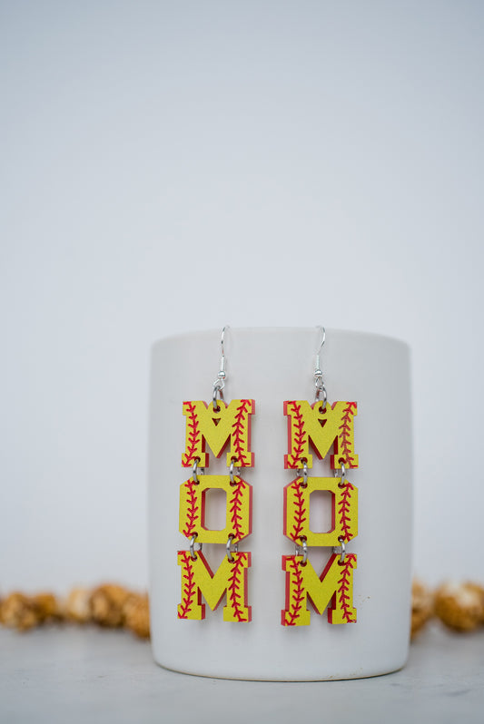 Sports Mom Dangle Earrings {Multiple Styles Available}