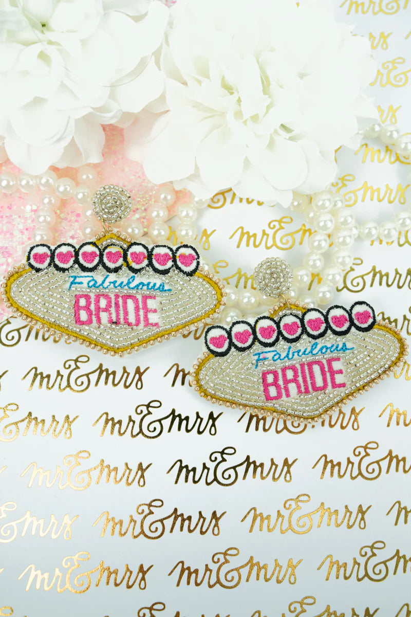 Vegas Wedding Baby Earrings