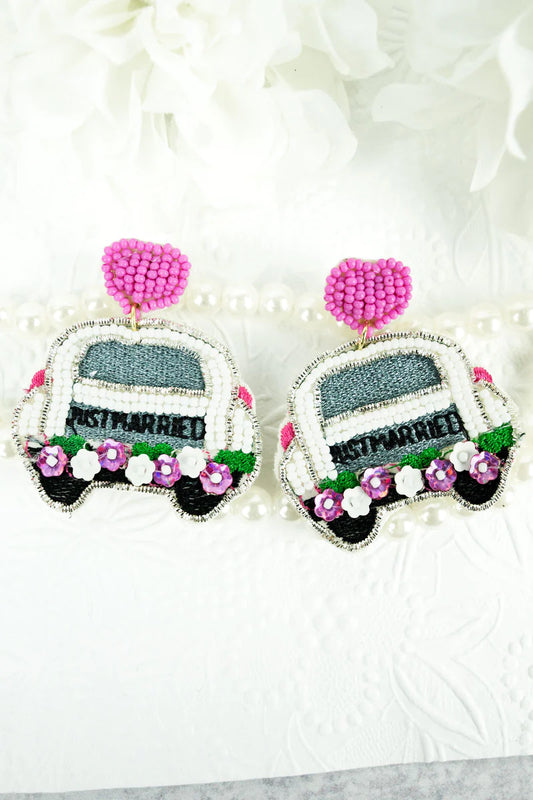 Just Married Earrings