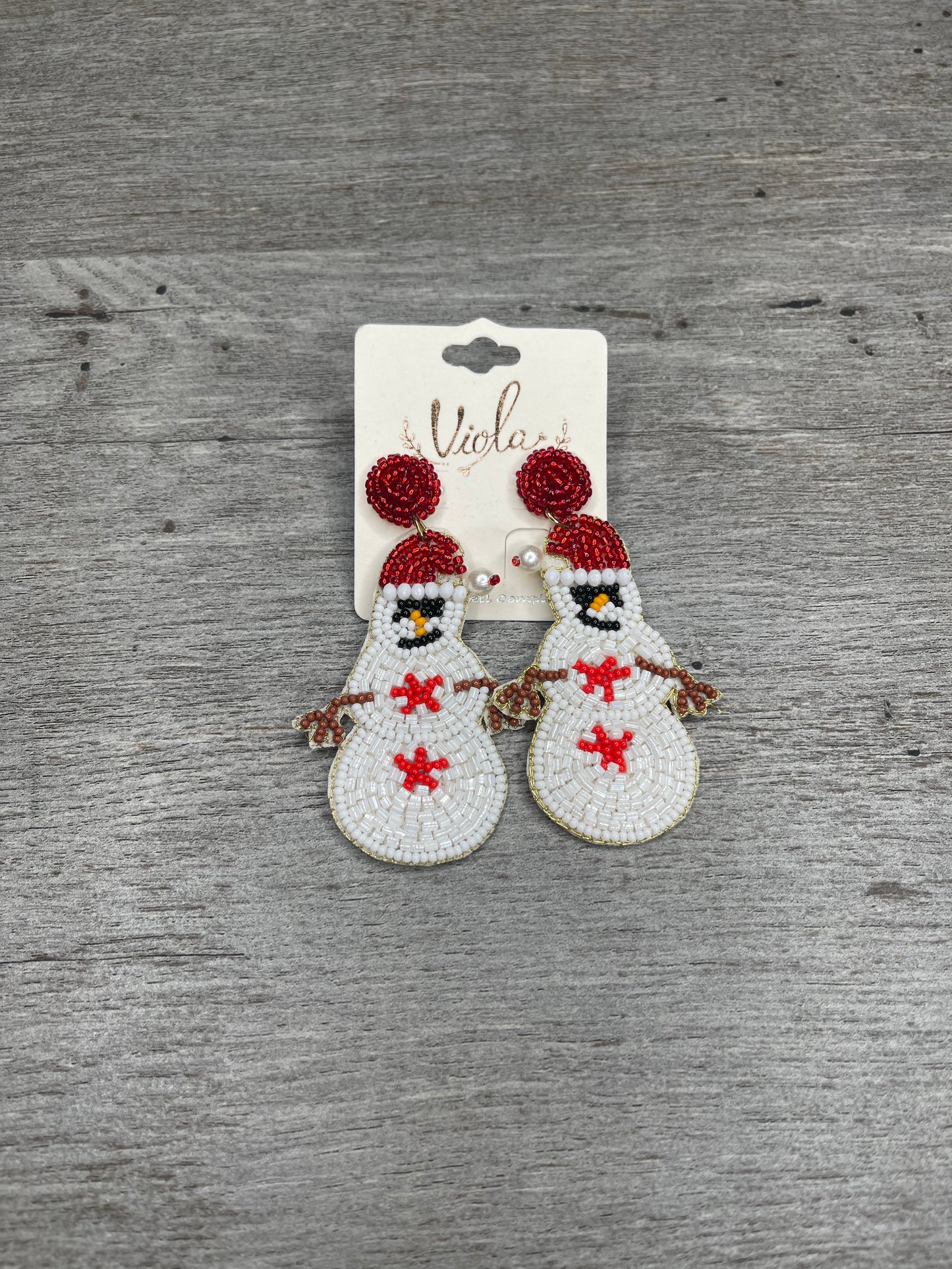The Weather Outside is Frightful, But The Fire is So Delightful Earrings