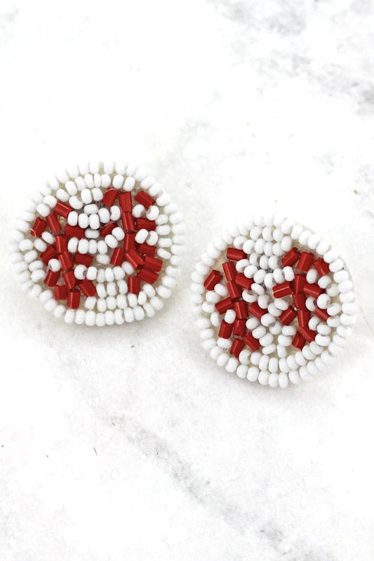 Sports Beaded Earrings {Multiple Styles Available}