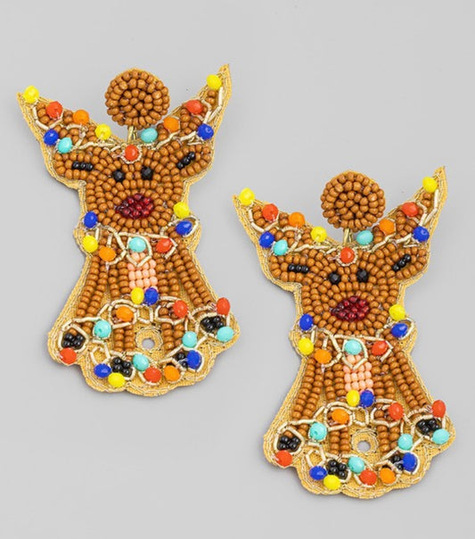 Oh Deer Christmas Is Here Earrings