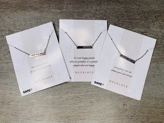 Inspiration Necklaces {Multiple Styles Available}