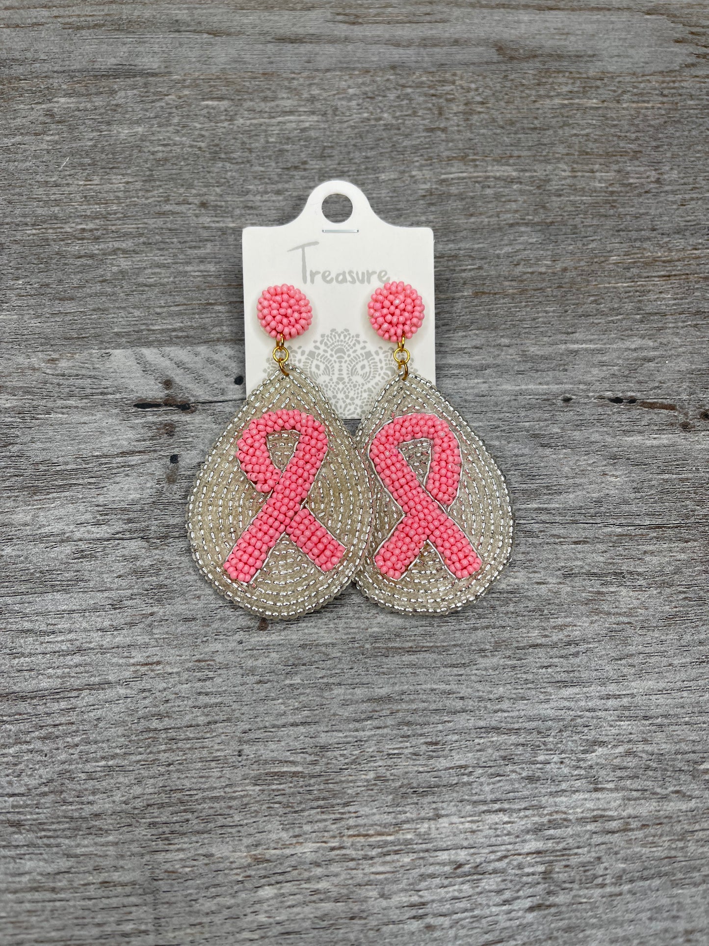 Fighting Breast Cancer Takes Everyone Earrings