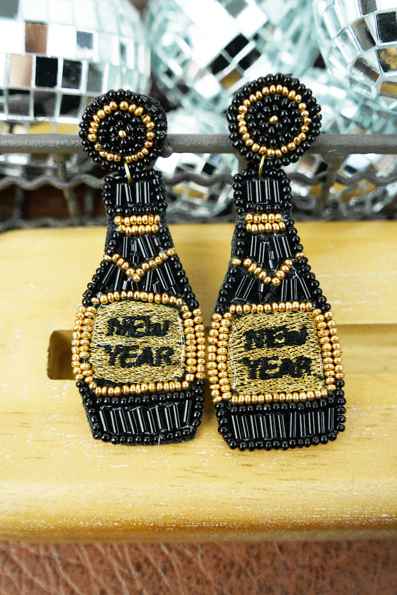 Pop The Top On New Years Earrings