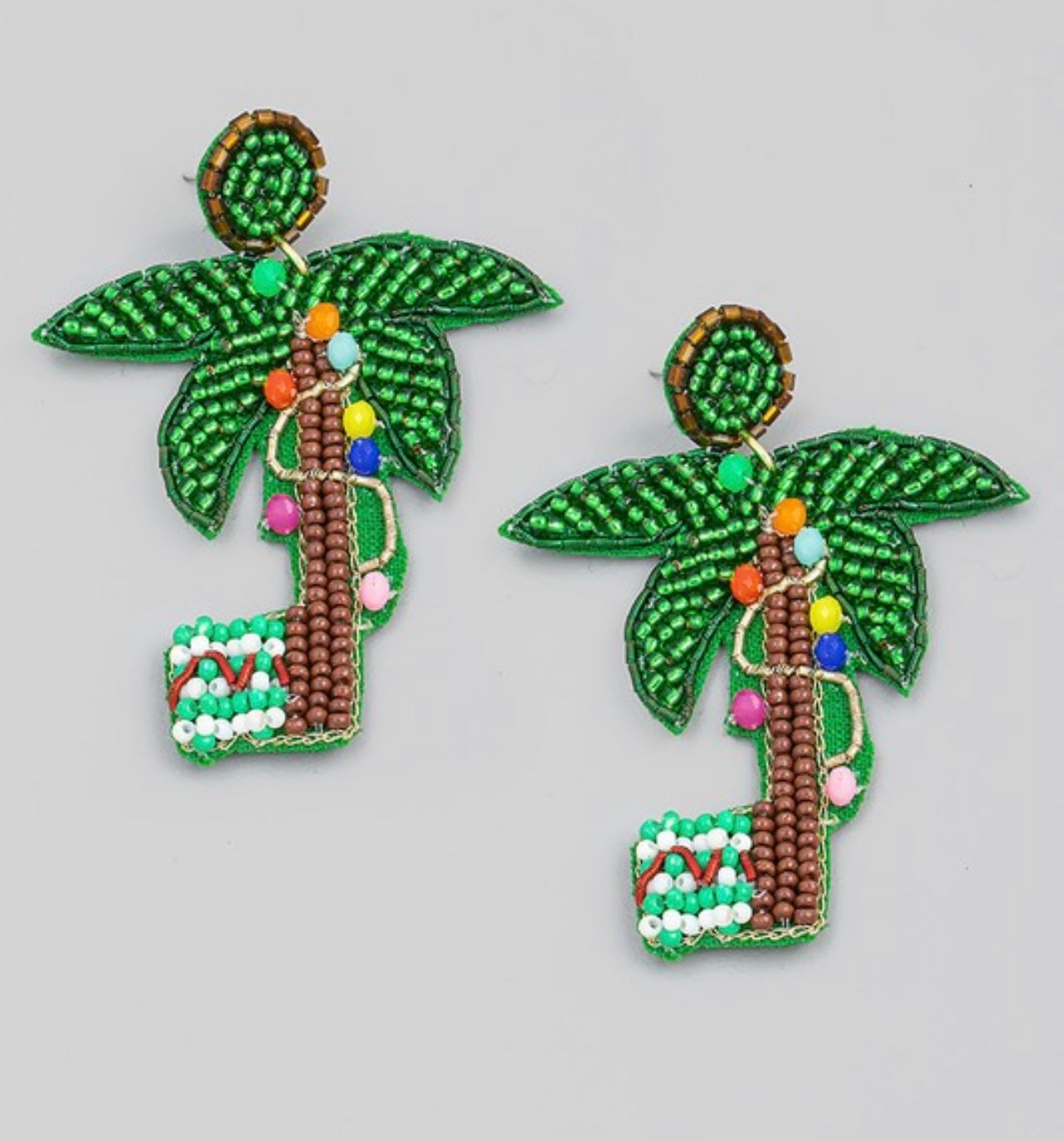 Dreaming Of The Beach on Christmas Earrings