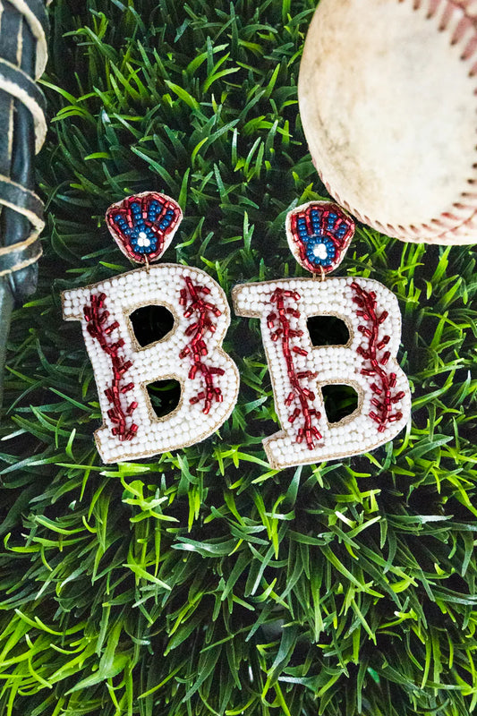 B Is For Baseball Earrings