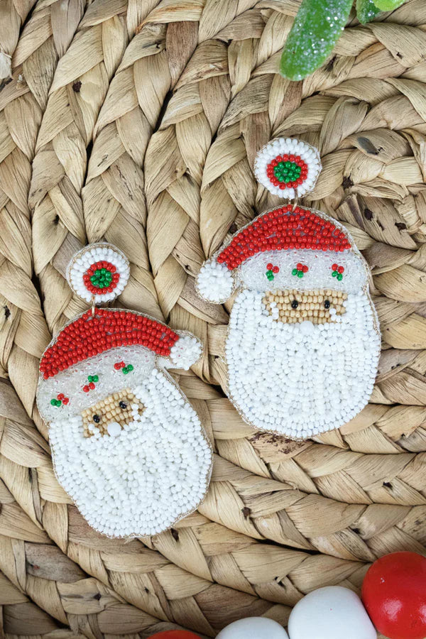 God Put Santa Claus On Earth To Remind Us That Christmas Is ‘Sposed To Be A Happy Time Earrings
