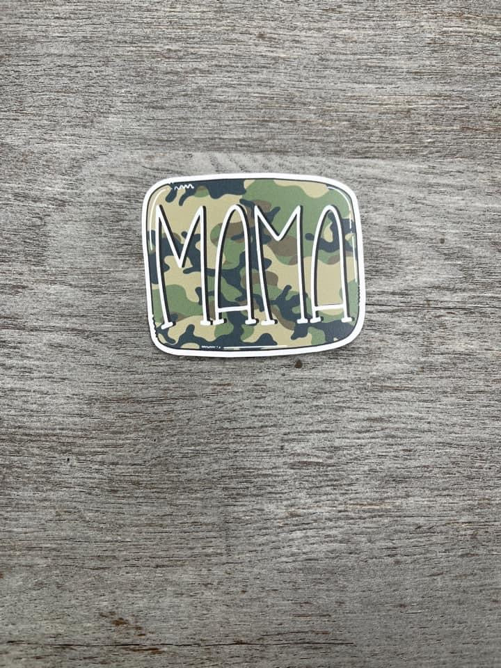 Mama Camo Sticker