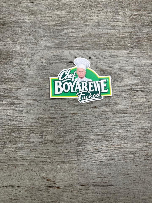 Biden Chef Boyarewe Sticker
