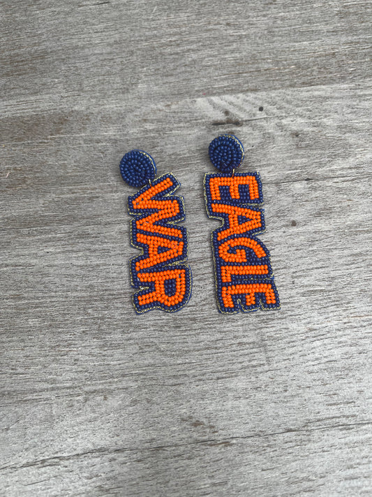 War Eagle Earrings