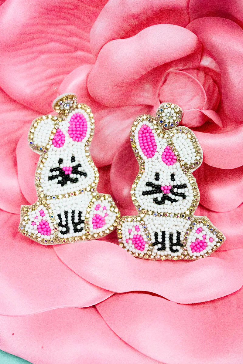 No Bunny Loves You Like Jesus Earrings