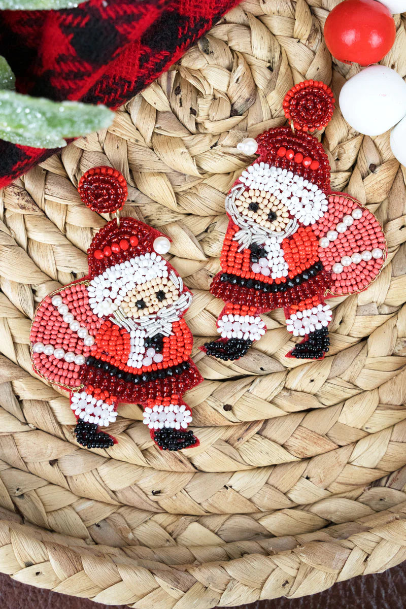 Santa Claus Has The Right Idea – Visit People Only Once A Year Earrings