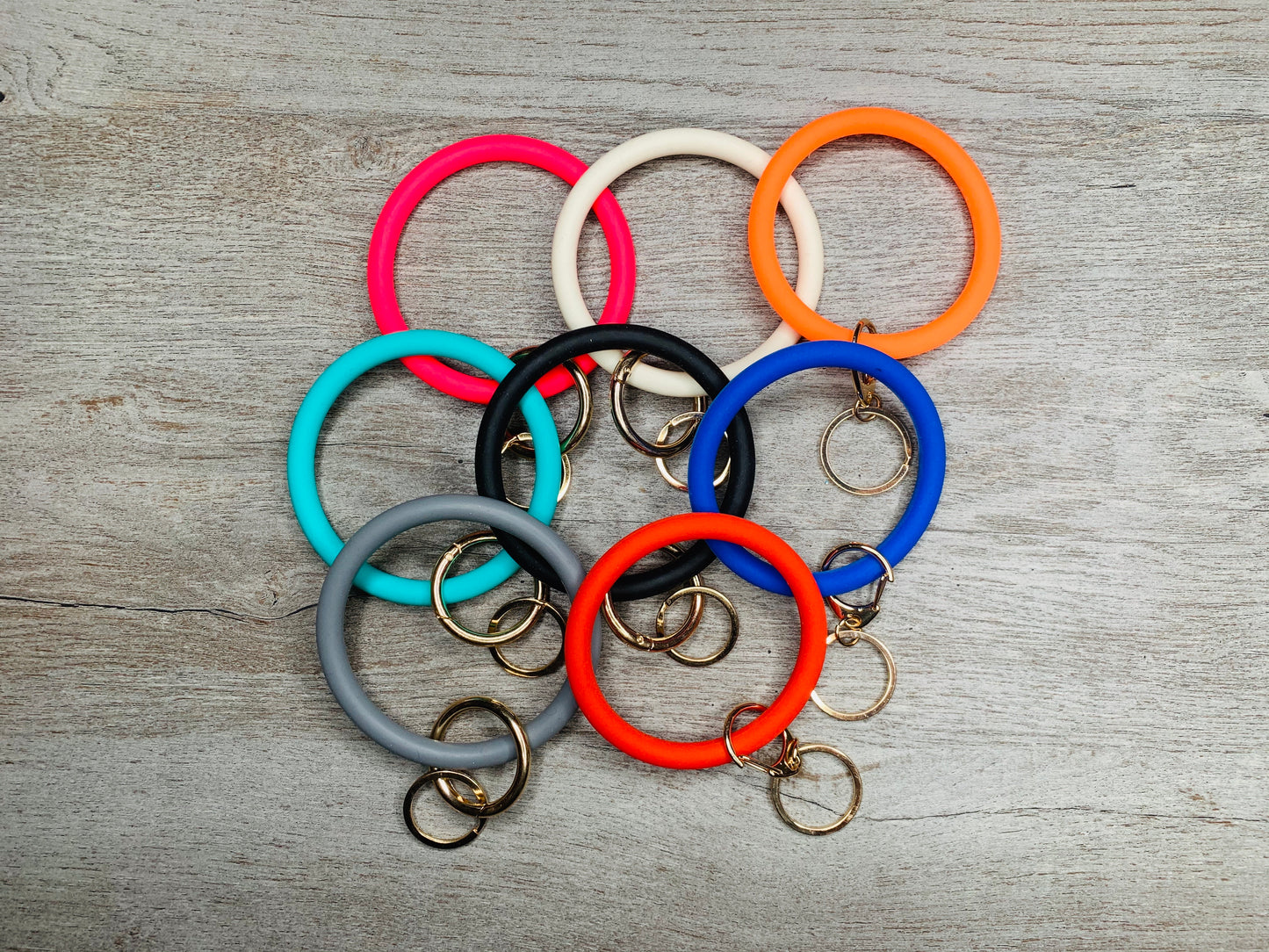 Rubber Key Rings {Multiple Colors Available}