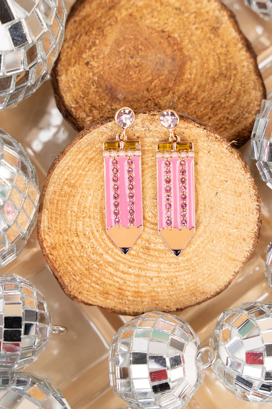 Sparkly Pencil Earrings {Multiple Styles Available}