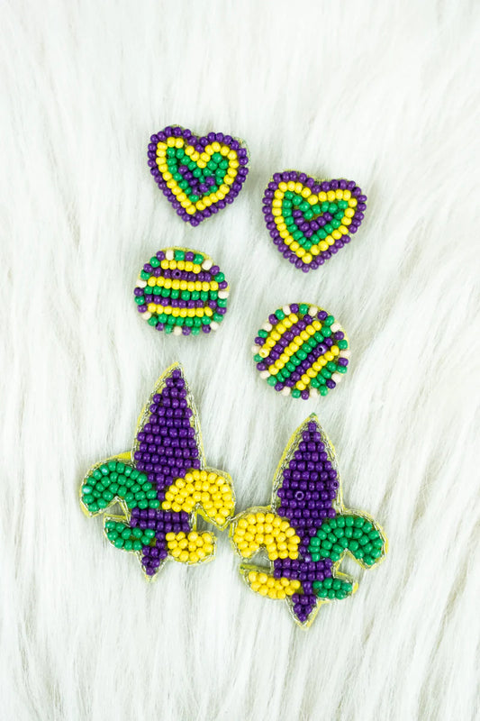 Mardi Gras Feelings Earrings