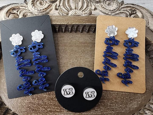Marbury Bulldogs Earrings {Multiple Styles Available}