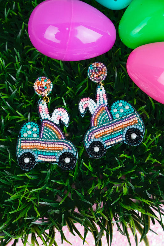 Easter Truck Earrings {Multiple Styles Available}