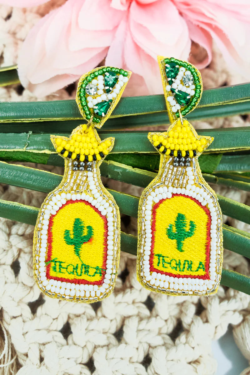 One Tequila, Two Tequila, Three Tequila, FLOOR Earrings