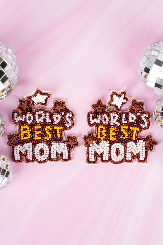 World's Best Mom Earrings