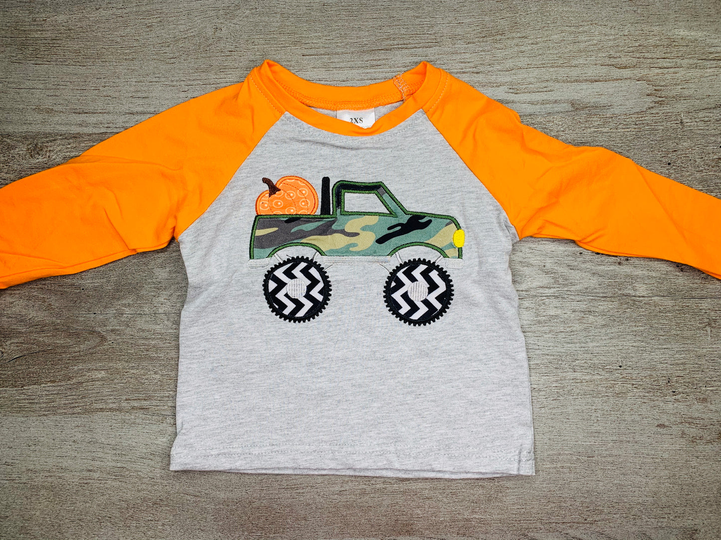 Camo Truck Pumpkin Shirt