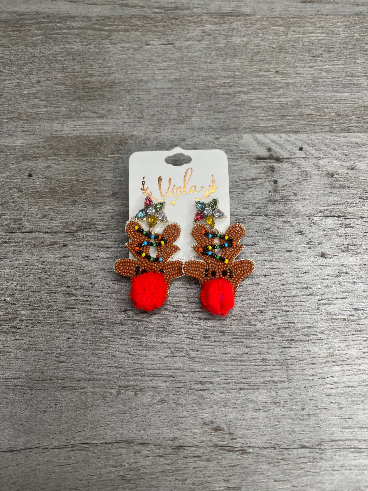 I'll Be There In A Blitzen Earrings