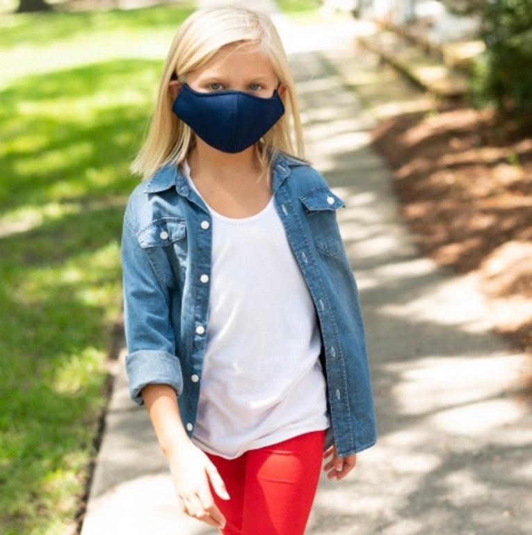Solid Adjustable Kids Mask {Multiple Colors Available}