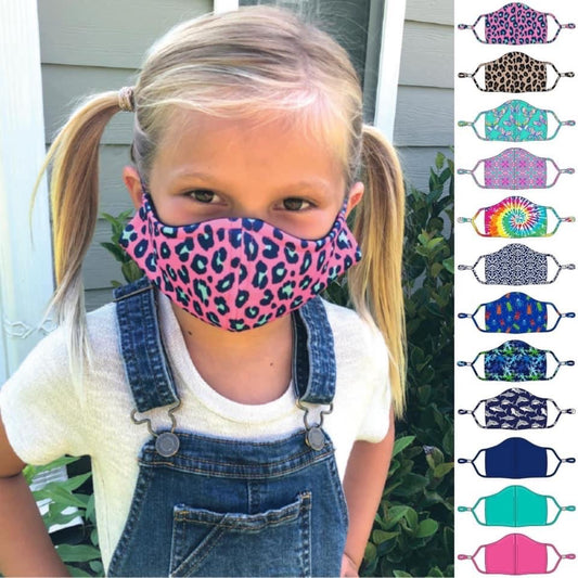 Adjustable Print Kids Face Mask {Multiple Styles Available}