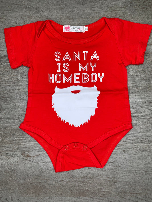 Santa Is My Homeboy Onesie