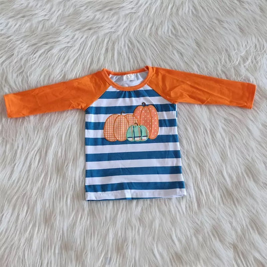 Stripe Pumpkin Shirt