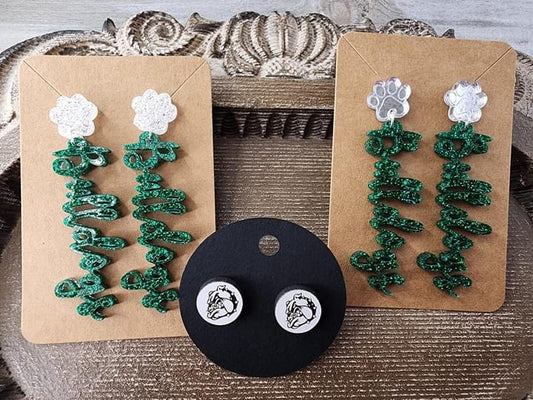 Holtville Bulldogs Earrings {Multiple Styles Available}
