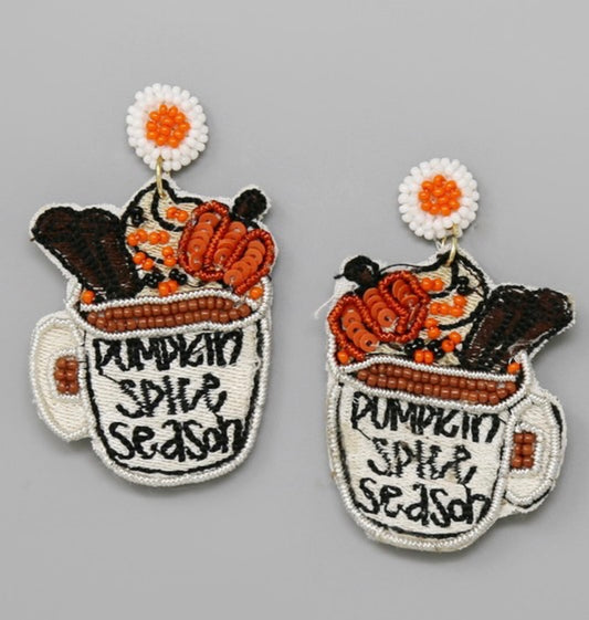 Pumpkin Spice Lover Earrings