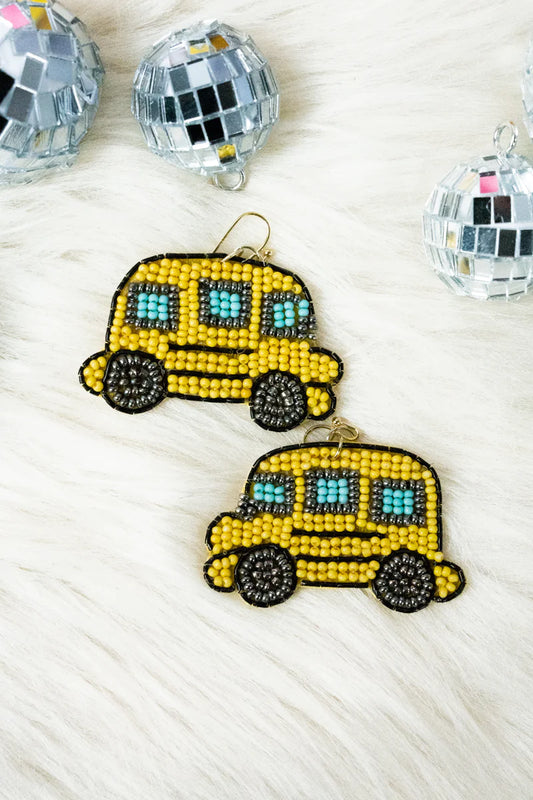 Wheels On The Bus Earrings