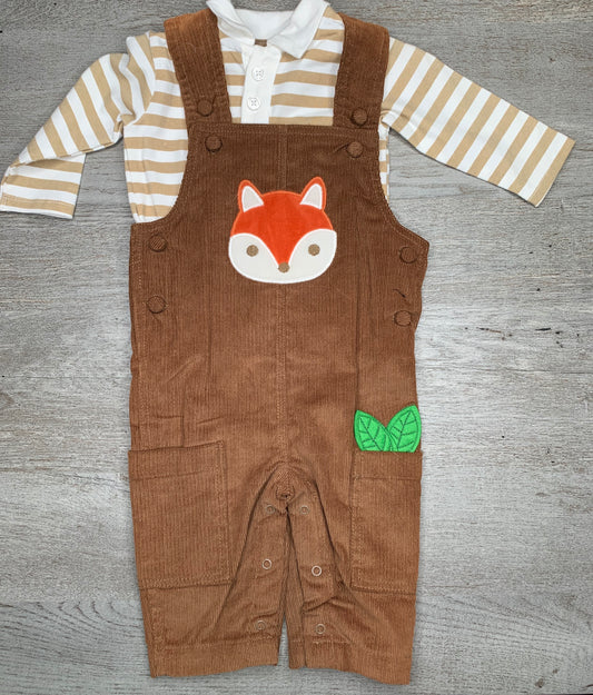 Rusty The Fox Overall & Bodysuit
