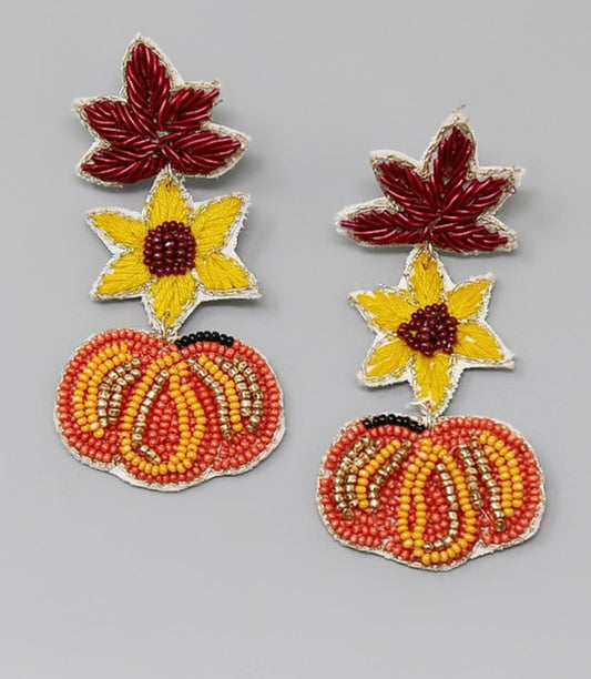 Leaves Are Turning Earrings
