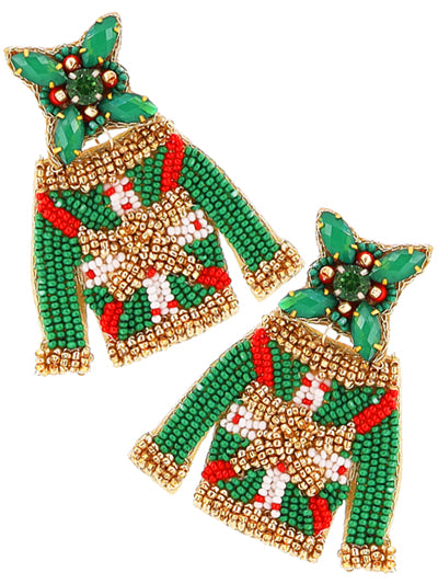 May Your Holidays Be Full Of Warmth And Cheer Earrings
