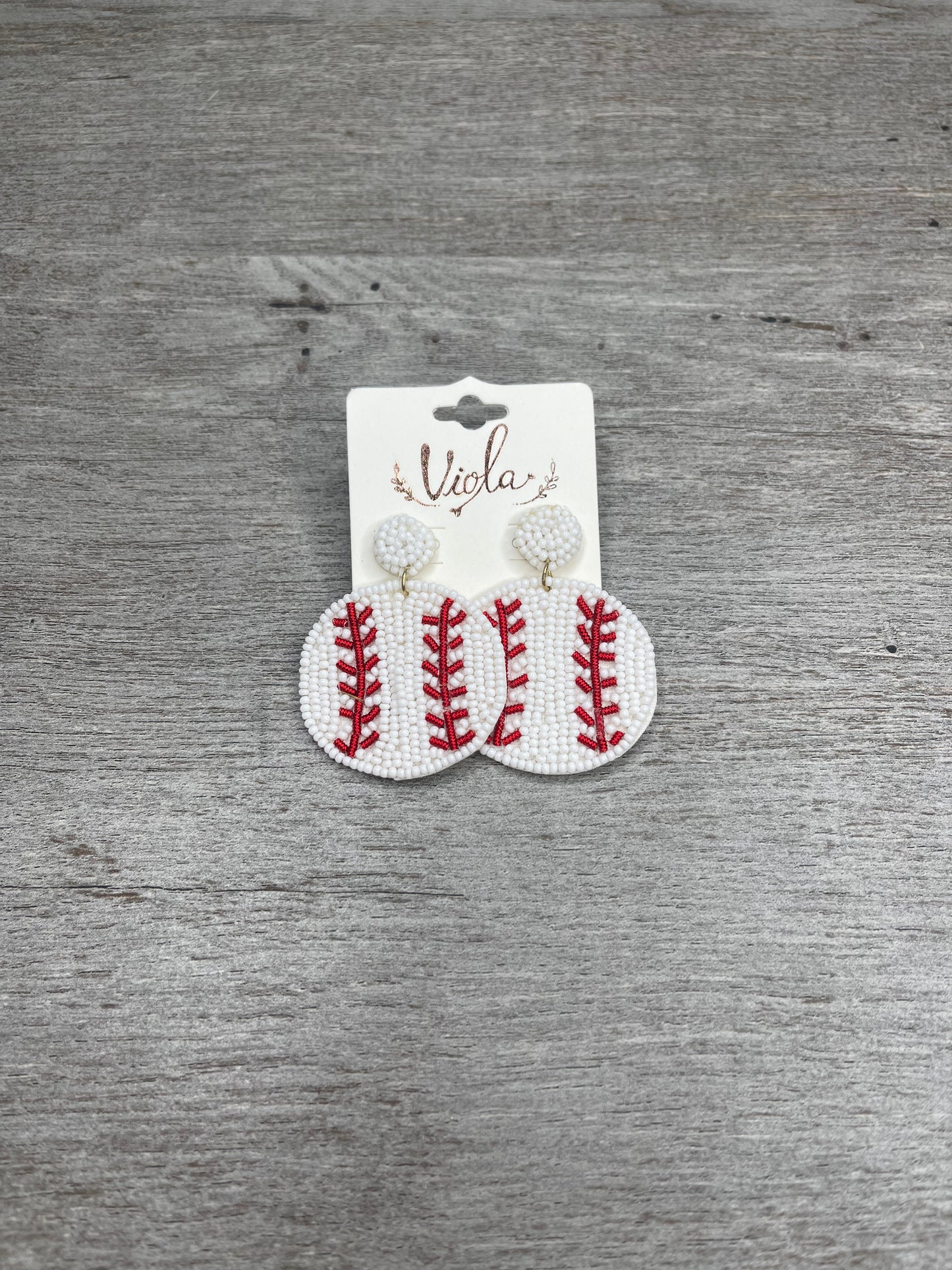 Dirt On The Mound Beaded Earrings {Multiple Styles Available}