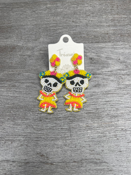 Day Of The Dead Earrings