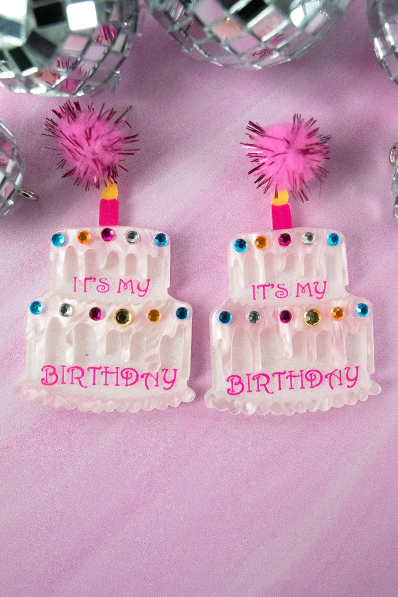 Birthday Cake Earrings