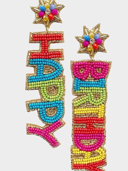 Happy Birthday To Ya Earrings