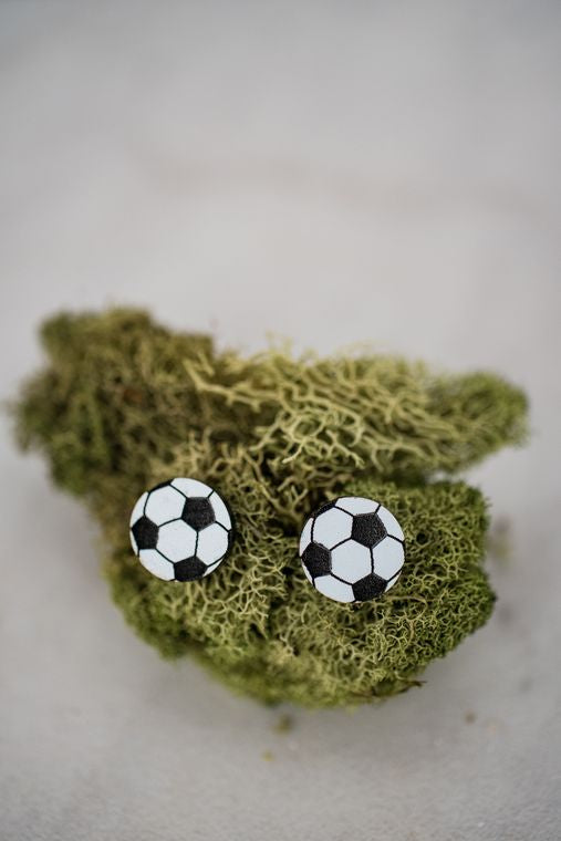 Sports Acrylic Stud Earrings {Multiple Styles Available}