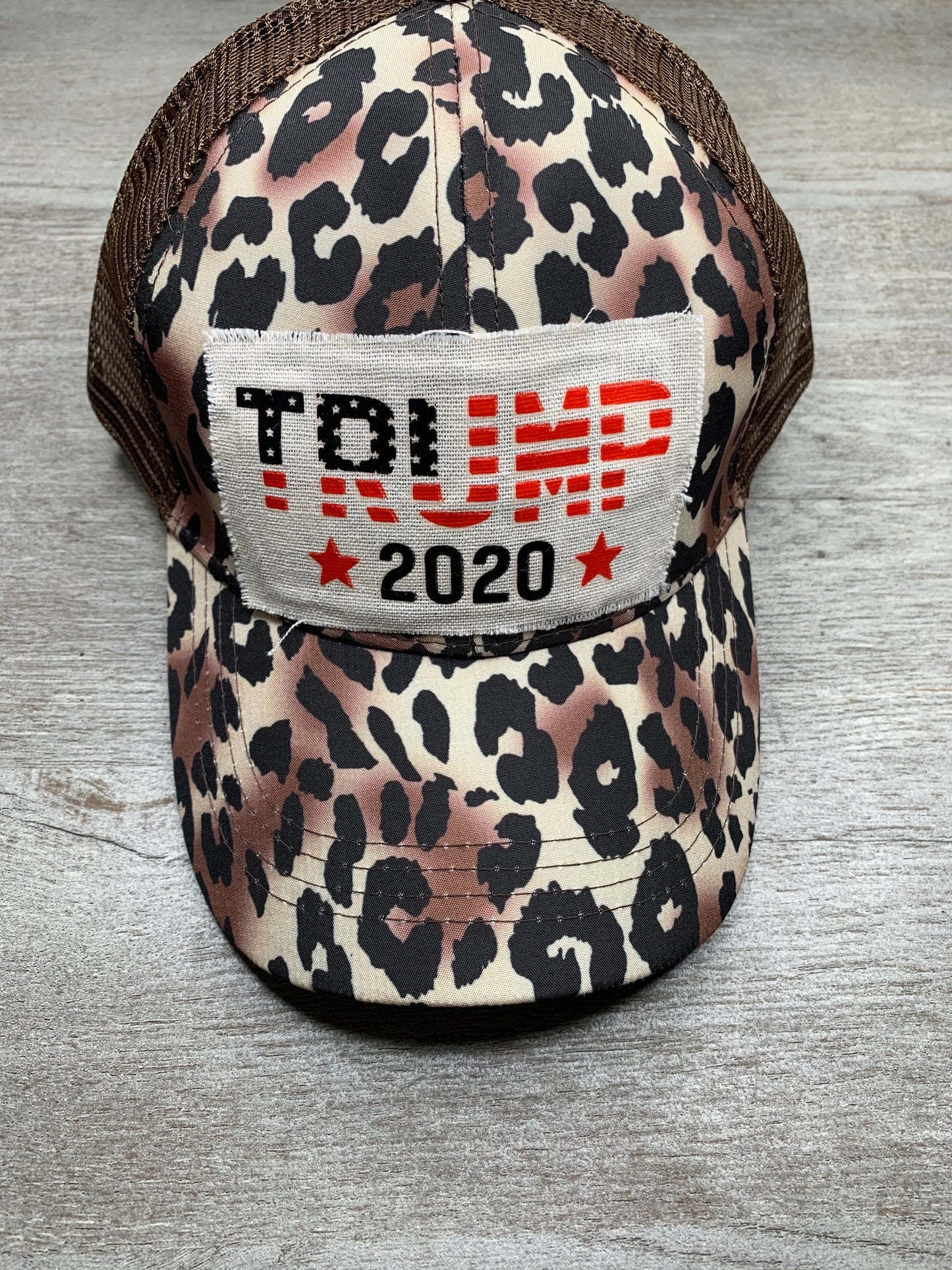 Trump 2020 Ponytail Brown Mesh Hat