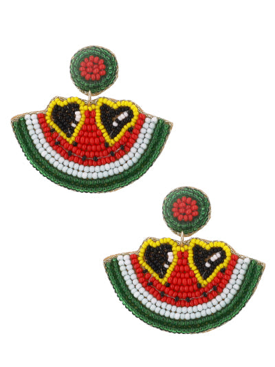 Watermelon Crawl Earrings