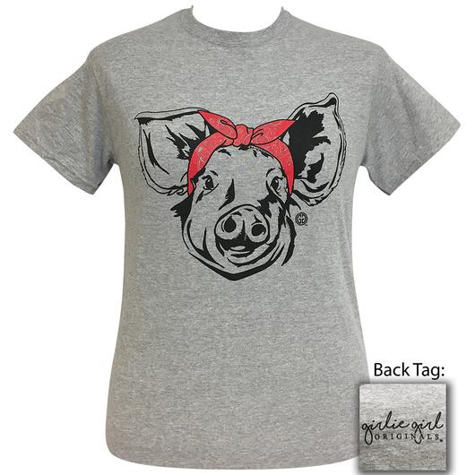 Pig Bandana T-Shirt {Regular & Plus}